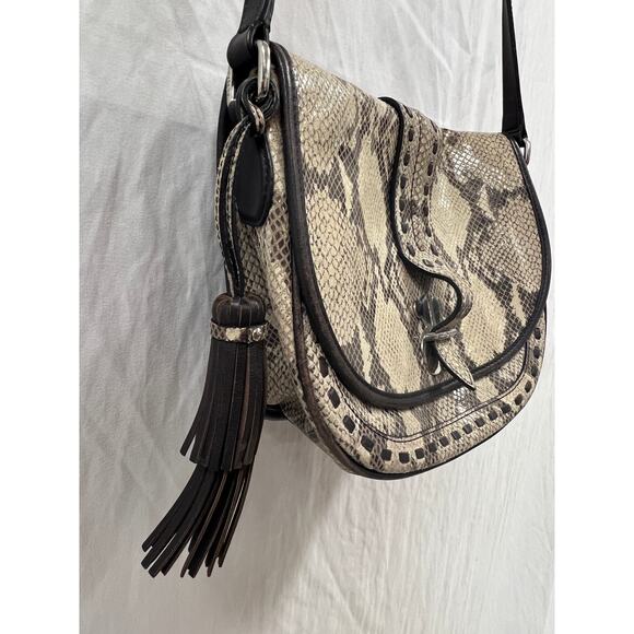 TOUS Snake Print Saddle Bag - Picture 3 of 11
